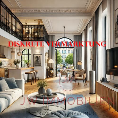 Exklusive 3 Zimmer Jugendstiel- Ferienwohnung ca. 100 m zum Strand